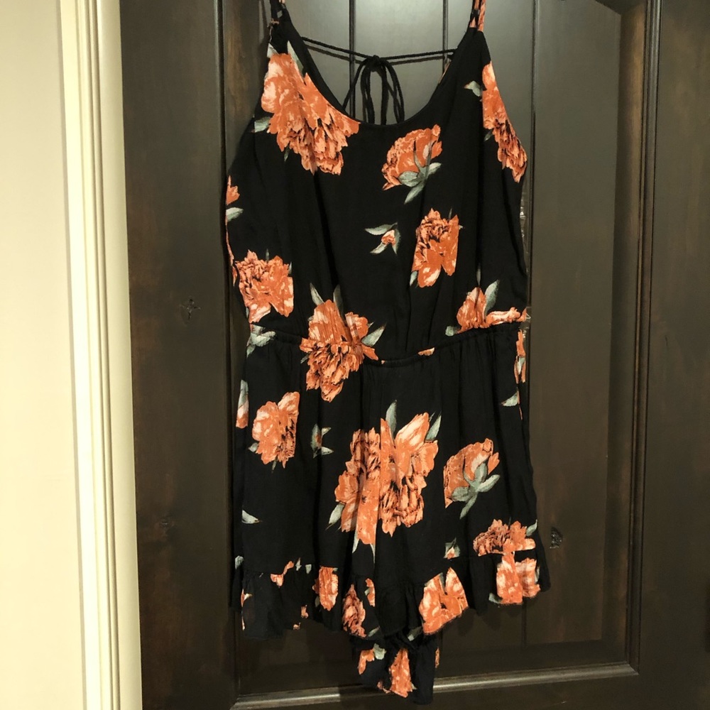 Buckle Rose Romper